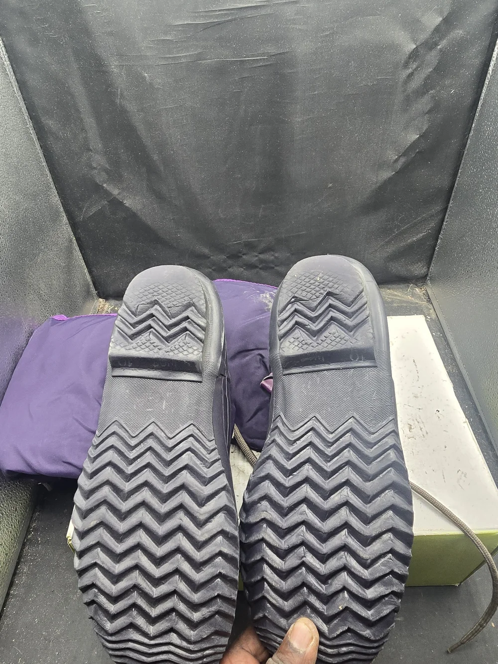 Kids Purple Snow Pants - Lightweight Winter Bottoms